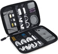 Large Electronic Organizer Travel Case for Tech Accessories, Black